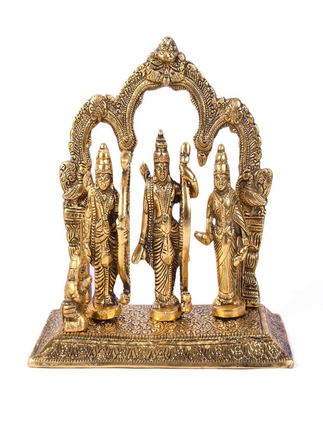 Jaipur ACE Metal Ram Darbar Murti | Lord Ram Sita Laxman Hanuman Idol | Hindu Puja Room & Mandir Statue | Decorative Ram Parivar Murti for Home, Office & Festive Gifting - Image 2